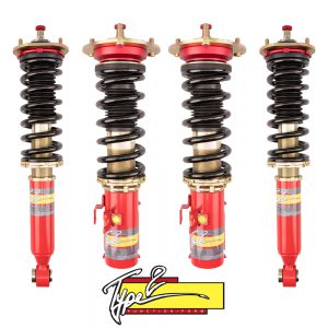 F2 Suspension - 1989 1994 Nissan 240sx S13 JDM Coilovers Function and Form Type 2 F2S1389T2 1