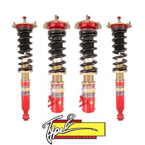 F2 Suspension - 1995 1998 Nissan 240sx S14 JDM Coilovers Function and Form Type 2 F2S1495T2 1
