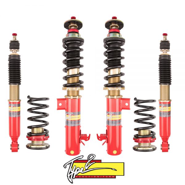 F2 Suspension - 2009 2014 Honda Fit JDM Coilovers Function and Form Type 2 F2FIT09T2 1