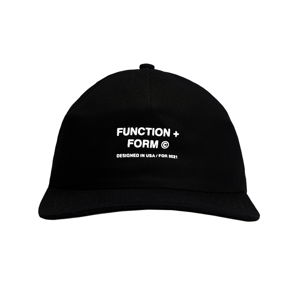 F+F Typeface Hat | Function & Form F2 DamperMan Red Color